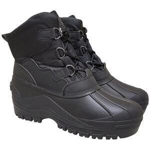 Polar Armor Men Peak Insulated Cold Weather Winter Duck Boots Size US 11M Black